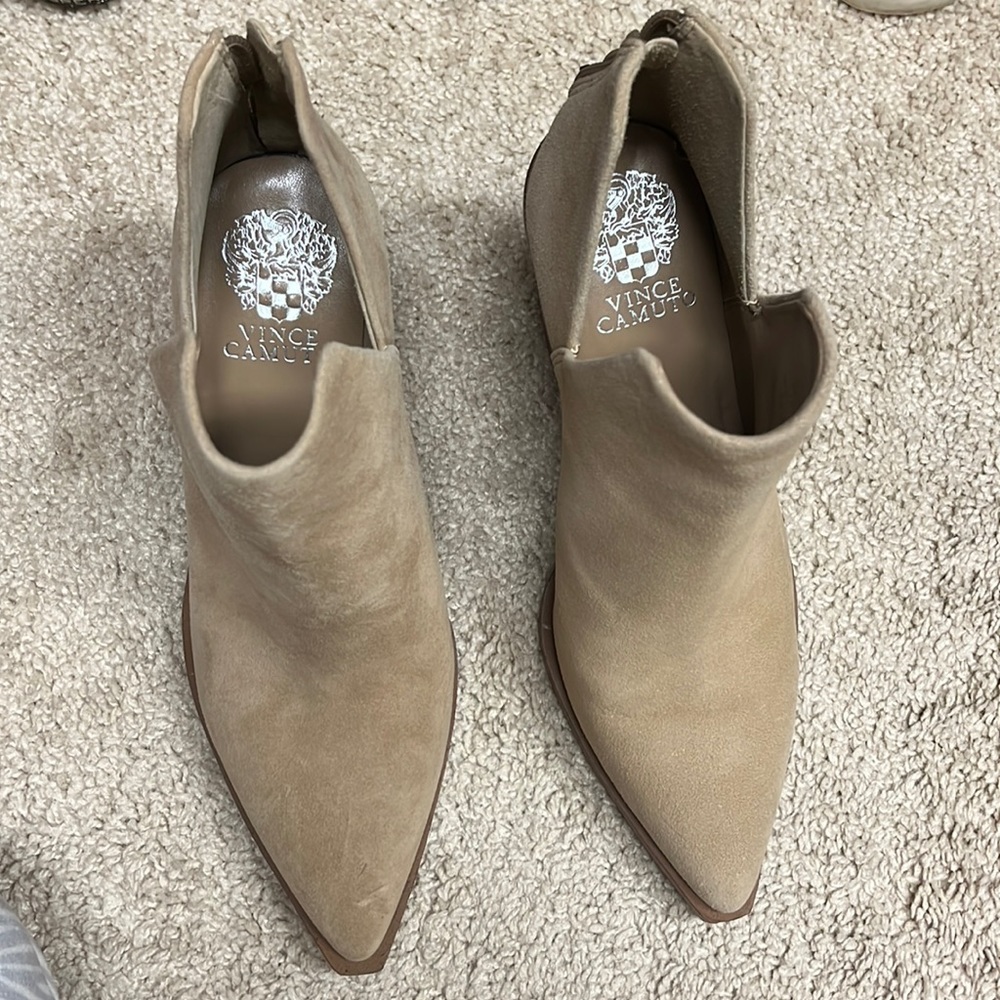 Suede Vince Camuto booties